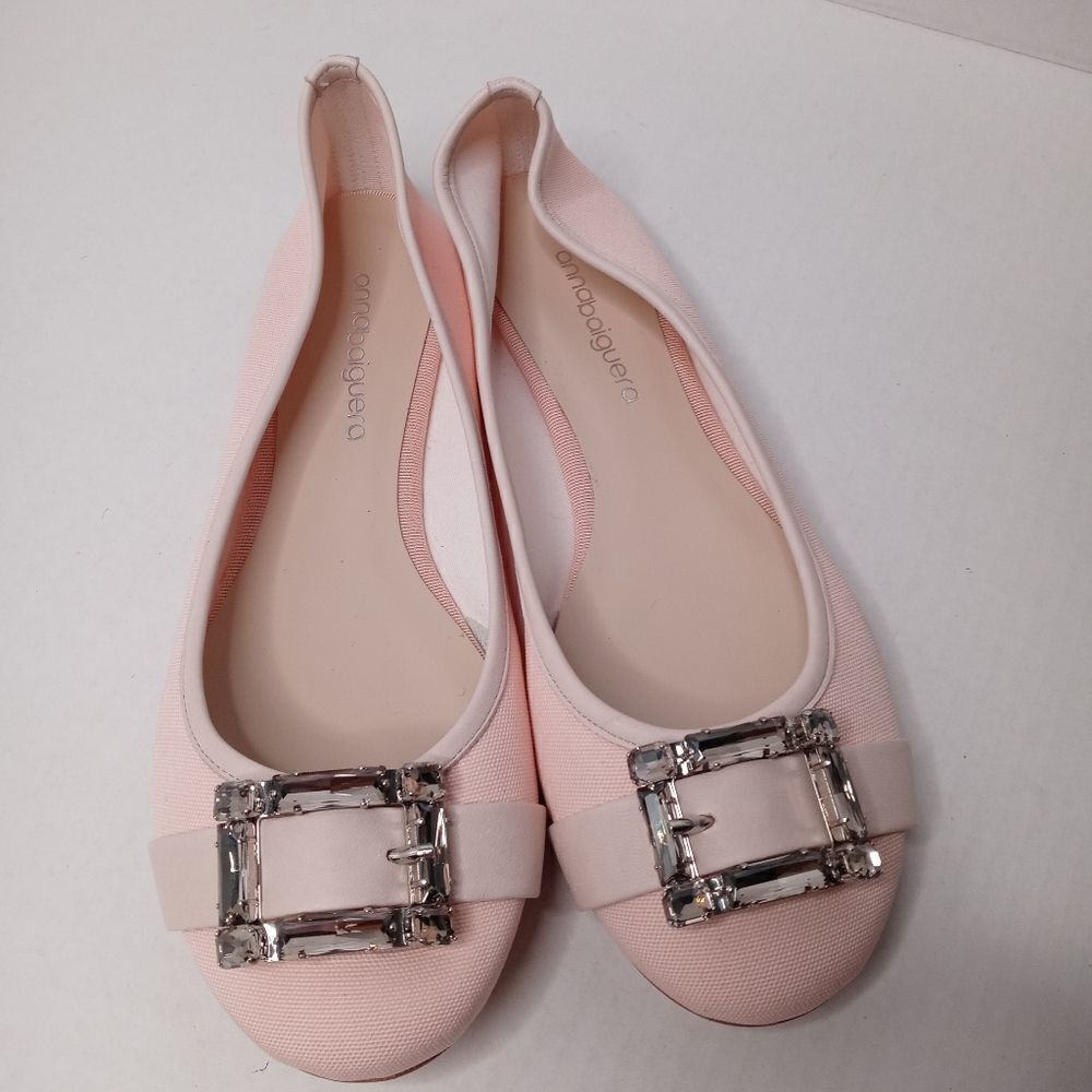 ANNA BAIGUERA Ballet Flats In Blush size 41